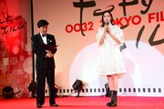 左から笠井信輔、広瀬アリス。
