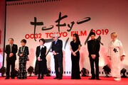 第32回東京国際映画祭オープニングセレモニーの様子。