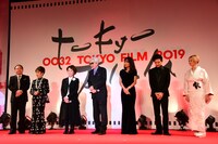 第32回東京国際映画祭オープニングセレモニーの様子。