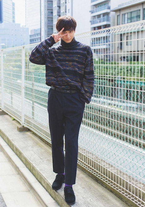 Audition blue 2019年12月号の小関裕太グラビア。