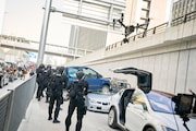 「AI崩壊」メイキング写真