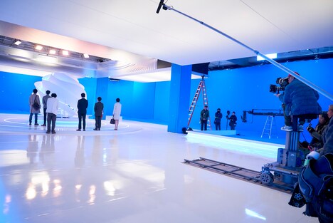 「AI崩壊」メイキング写真