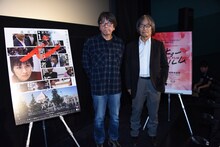 左から森達也、河村光庸。