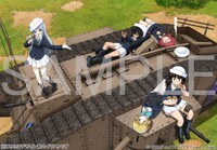 「ガールズ＆パンツァー 最終章 第2話」ヨドバシカメラ特典の描き下ろしブランケットイメージ。