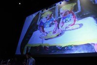 制作イメージを写したスライド。