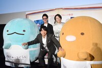 「映画 すみっコぐらし とびだす絵本とひみつのコ」完成披露上映会の様子。