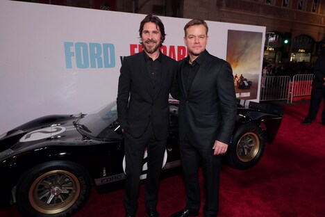 左からクリスチャン・ベール、マット・デイモン。