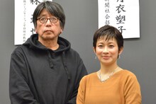 左から森達也、望月衣塑子。