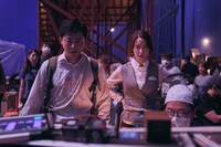 「EXIT」メイキング写真