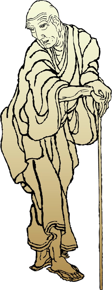 葛飾北斎による自画像