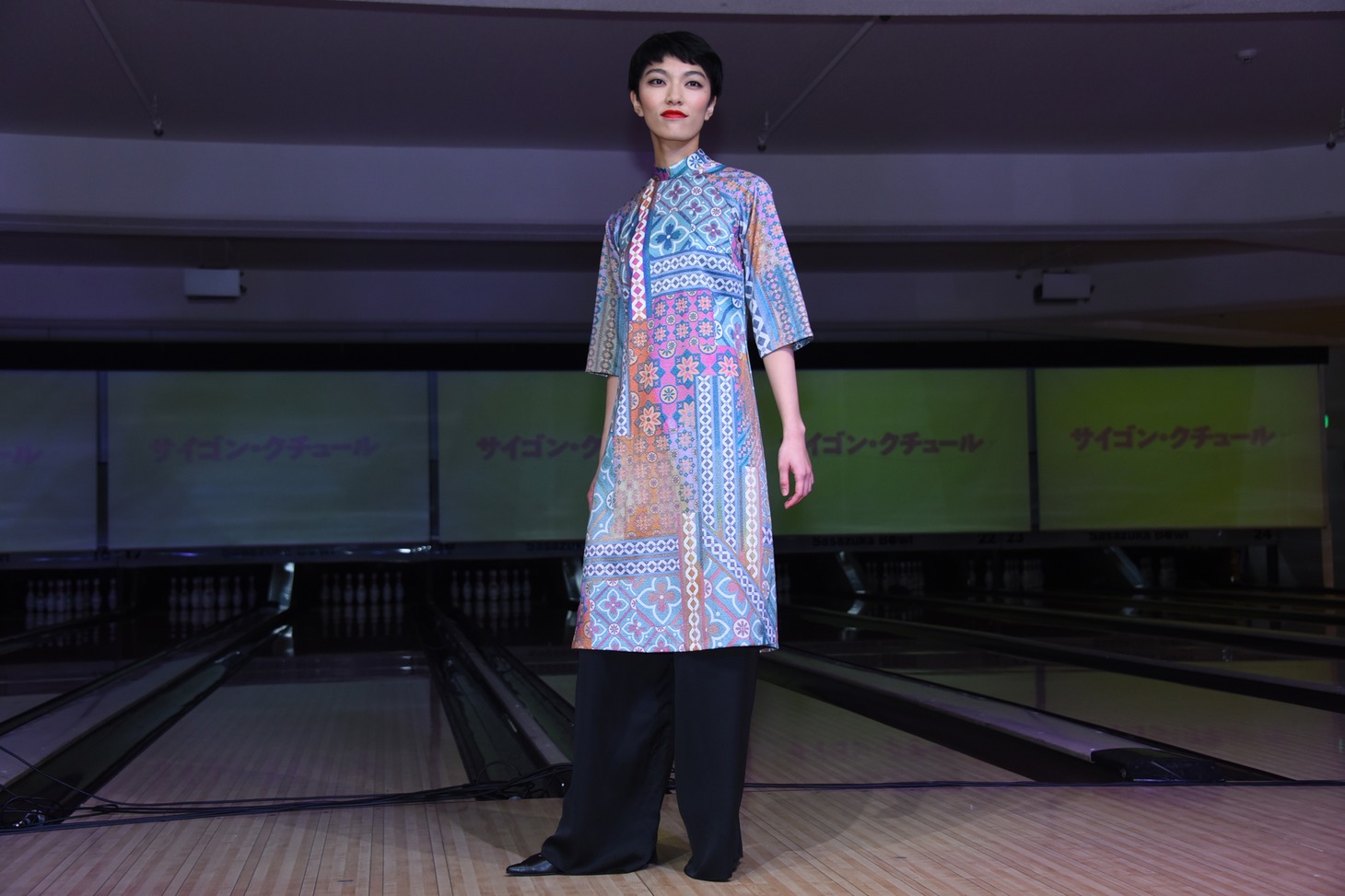 ファッションショーの様子。