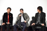 左から栗田貫一、小林清志、浪川大輔。