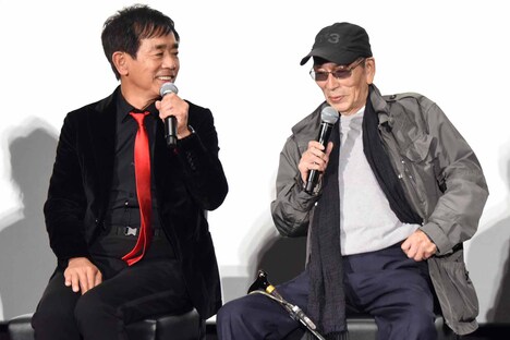 左から栗田貫一、小林清志。