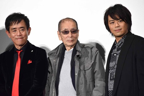 左から栗田貫一、小林清志、浪川大輔。