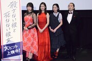 左から桜井日奈子、恒松祐里、堀田真由、小林啓一。
