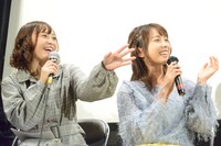 左からきみと歩実、戸田真琴。