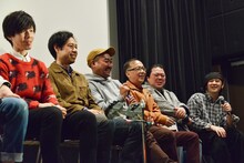 左から松本高士、田丸大輔、ほりかわひろき、岡本裕輝、馬場泰光、塩出太志。