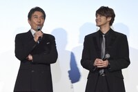 「オーバー・エベレスト 陰謀の氷壁」公開記念舞台挨拶の様子。