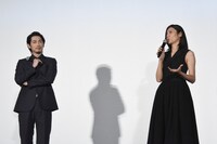 「エンジェルサイン」舞台挨拶の様子。