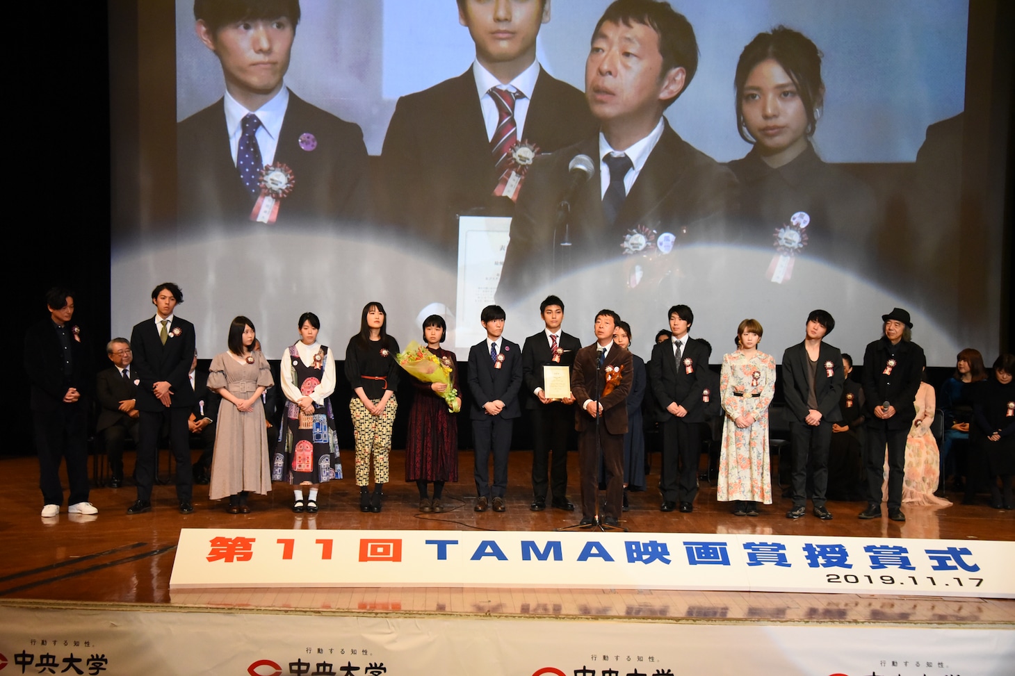 「嵐電」のスタッフとキャスト。