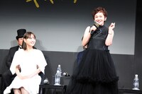 「キャッツ」日本語吹替版の制作発表会の様子。