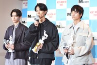 左から豊田裕大、野村大貴、水沢林太郎。