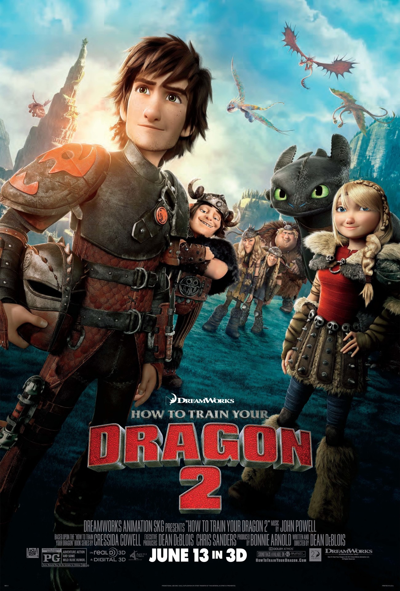 「ヒックとドラゴン2」ビジュアル (c)2014 DreamWorks Animation LLC.All Rights Reserved.