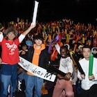 横顔が繊細!「ブラック校則」応援上映、達磨がフリースタイルで盛り上げる