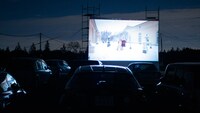 「Drive in theater 01 in Kawagoe」の様子。