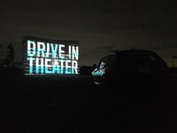 「Drive in theater 01 in Kawagoe」の様子。