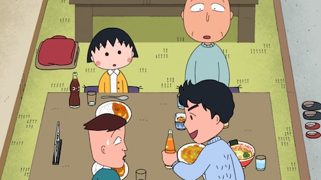 三浦翔平がゲスト参加した「まる子、富士山のような青年に出会う」より。