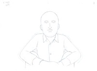 前売り券特典の生ラフ原画。