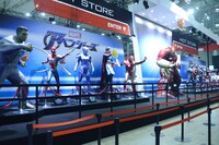 ホットトイズブース入り口の様子。