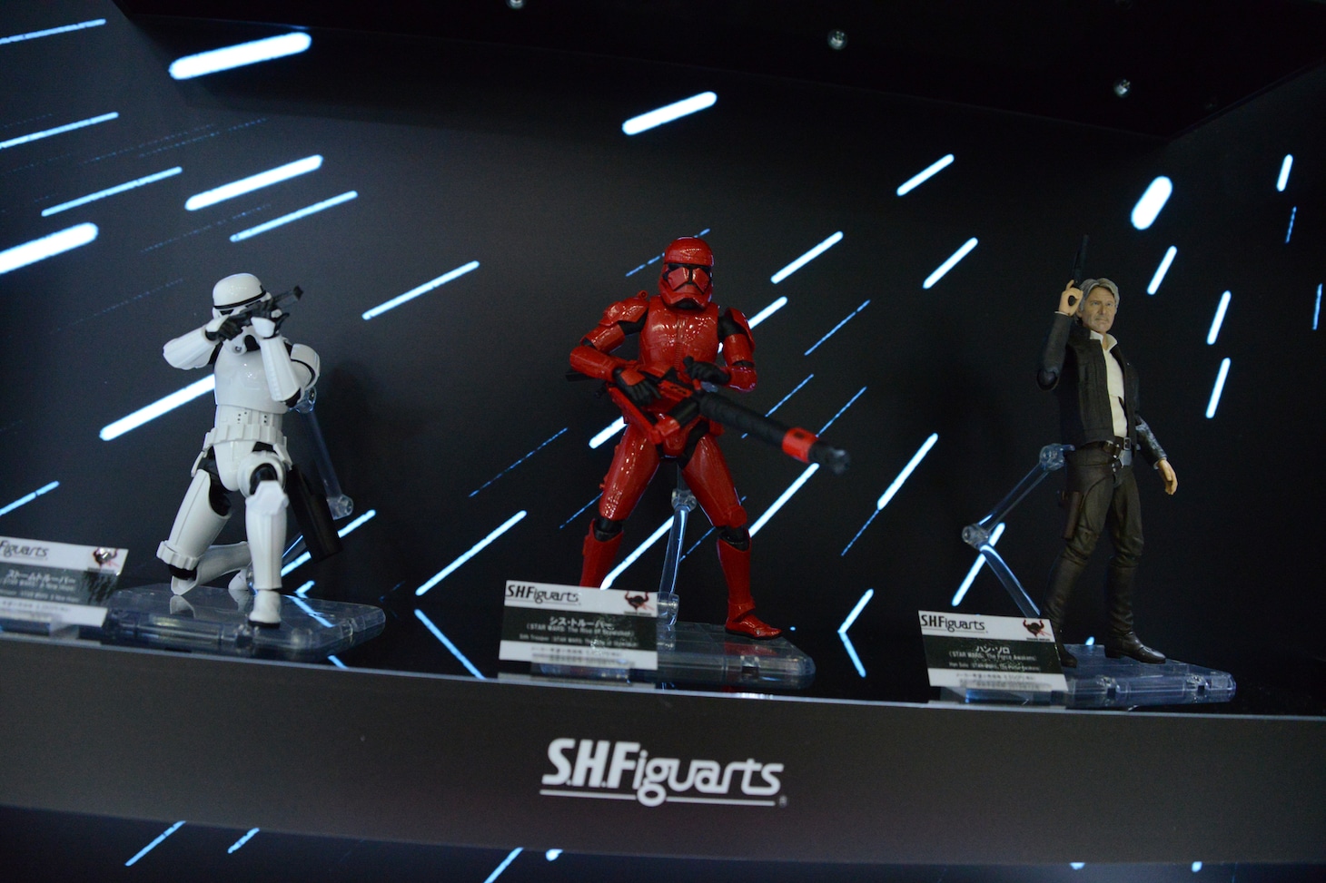 「S.H.Figuarts」コーナーの様子。