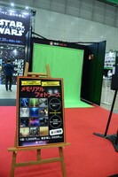 グリーンバックを使ったメモリアルフォトブース。