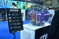 スター・ウォーズブースの様子。