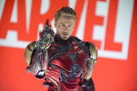 「ムービー・マスターピース」より、「アベンジャーズ／エンドゲーム」アイアンマン（バトルダメージ版）のフィギュア。