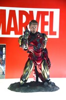 「ムービー・マスターピース」より、「アベンジャーズ／エンドゲーム」アイアンマン（バトルダメージ版）のフィギュア。