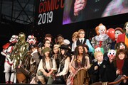 「TOKYO COMIC CON COSPLAY CHAMPIONSHIP 2019」参加者たち。