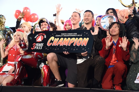「TOKYO COMIC CON COSPLAY CHAMPIONSHIP 2019」参加者たち。