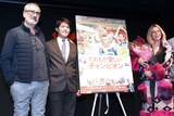 「だれもが愛しいチャンピオン」試写イベントの様子。左からハビエル・フェセル、小塚崇彦、アテネア・マタ。