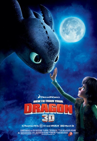 「ヒックとドラゴン」ポスタービジュアル (c)2010 DreamWorks Animation LLC.All Rights Reserved.