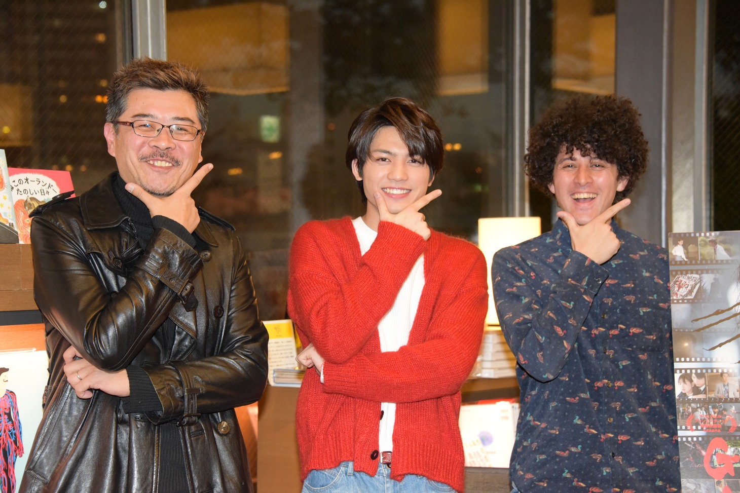 「ゴーストマスター」トークイベントの様子。左から百武朋、板垣瑞生、ヤング ポール。