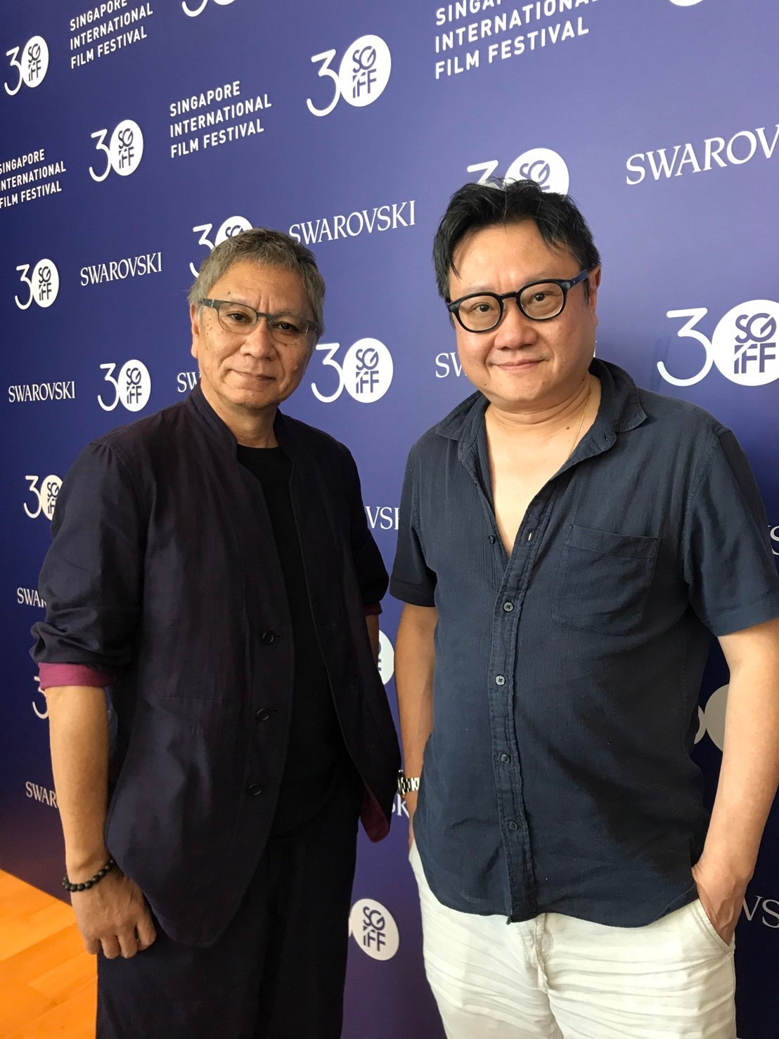 左から三池崇史、エリック・クー。