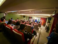 「恋恋豆花」台湾プレミア試写会の様子。