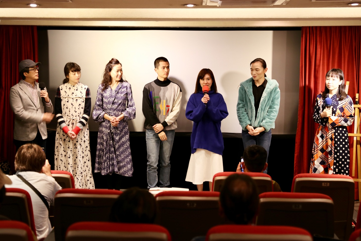 「恋恋豆花」台湾プレミア試写会の様子。
