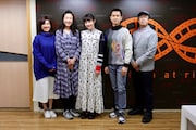 左からヴィッキー・パン・ズーミン、大島葉子、モトーラ世理奈、シー・チー・ティエン、今関あきよし。