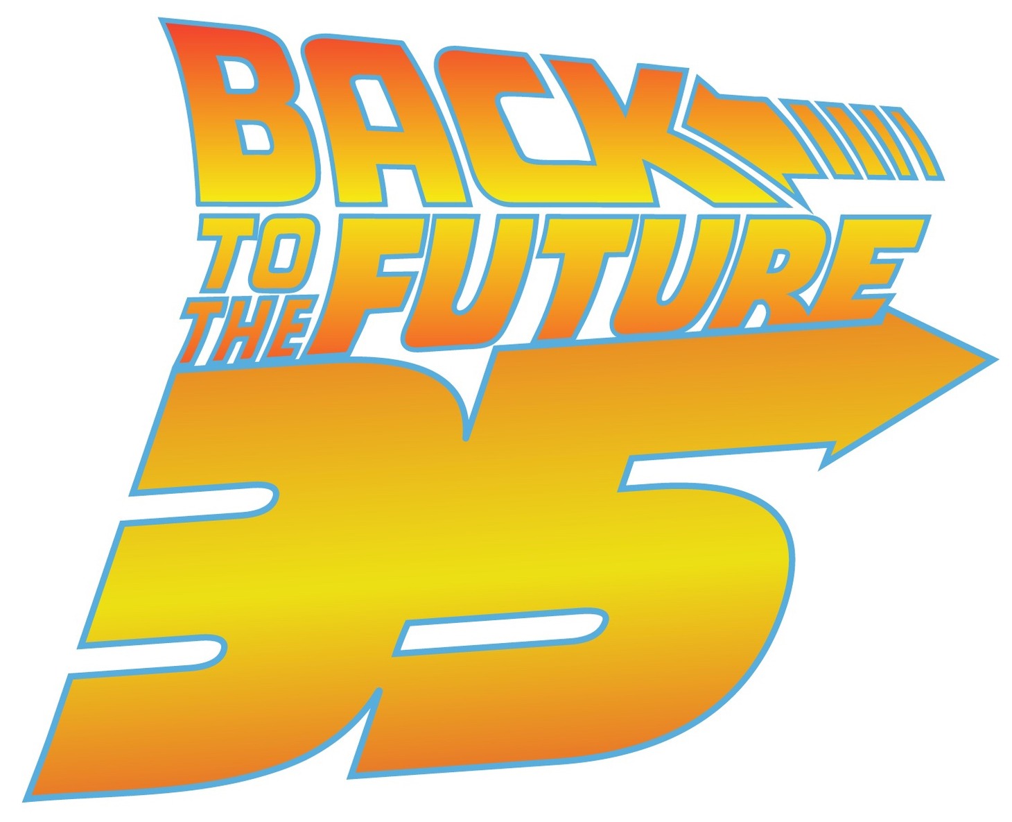 「バック・トゥ・ザ・フューチャー」35周年記念ロゴ