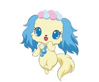 「ジュエルペット あたっくとらべる！」より、ささきのぞみが声を当てるサフィー。(c)2008,2019 SANRIO/SEGA TOYS