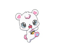 「ジュエルペット あたっくとらべる！」より、沢城みゆきが声を当てるラブラ。(c)2008,2019 SANRIO/SEGA TOYS